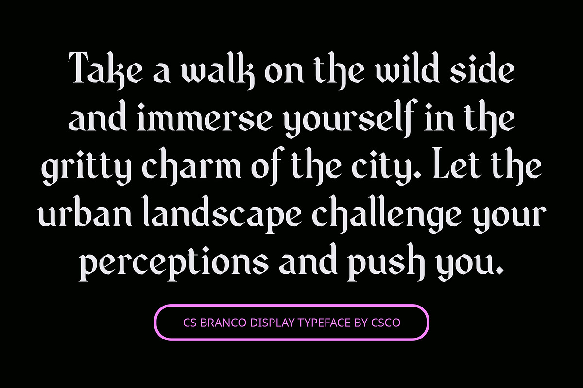 CS Branco – Gothic Font, a Blackletter Font by Craft Supply Co. (Photo 2 of 8)