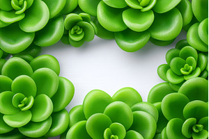 A top view of microgreens on a white, a Food & Drink Photo by ZinetroN