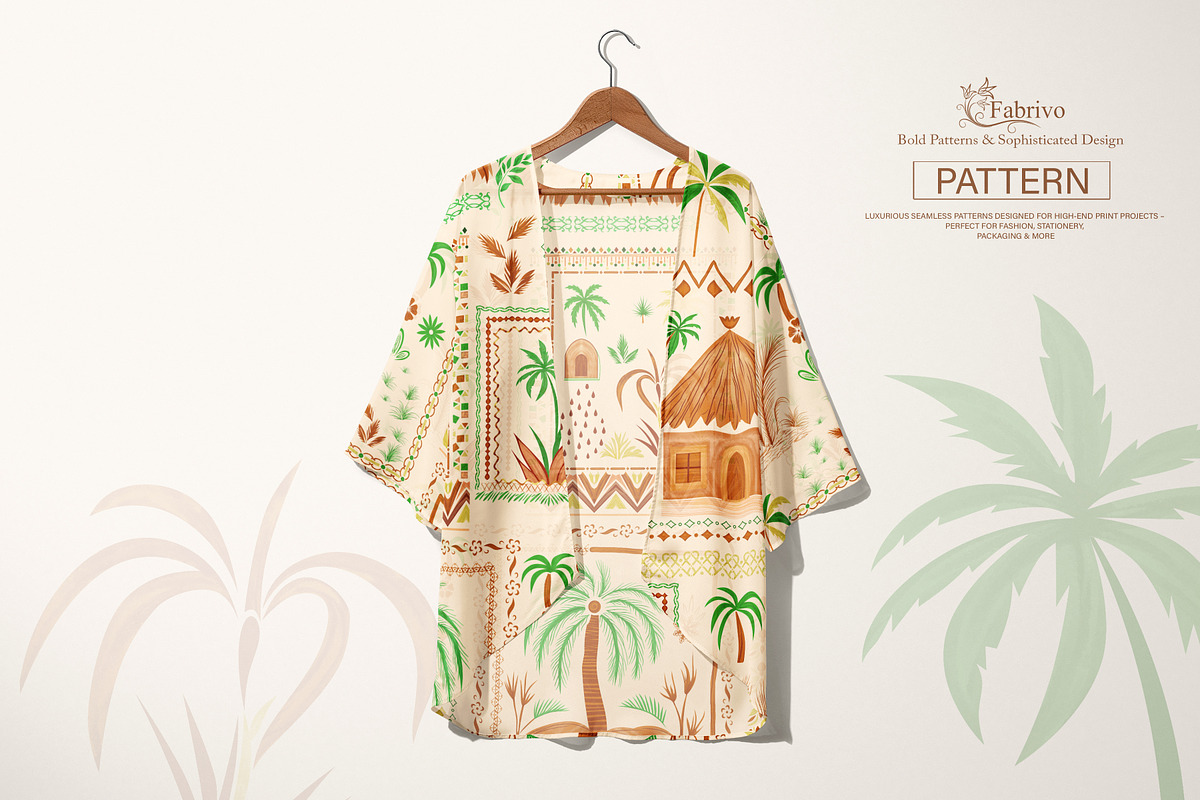 CANOPYA Village Seamless Pattern, a Pattern Graphic by Fabrivo (Photo 2 of 10)