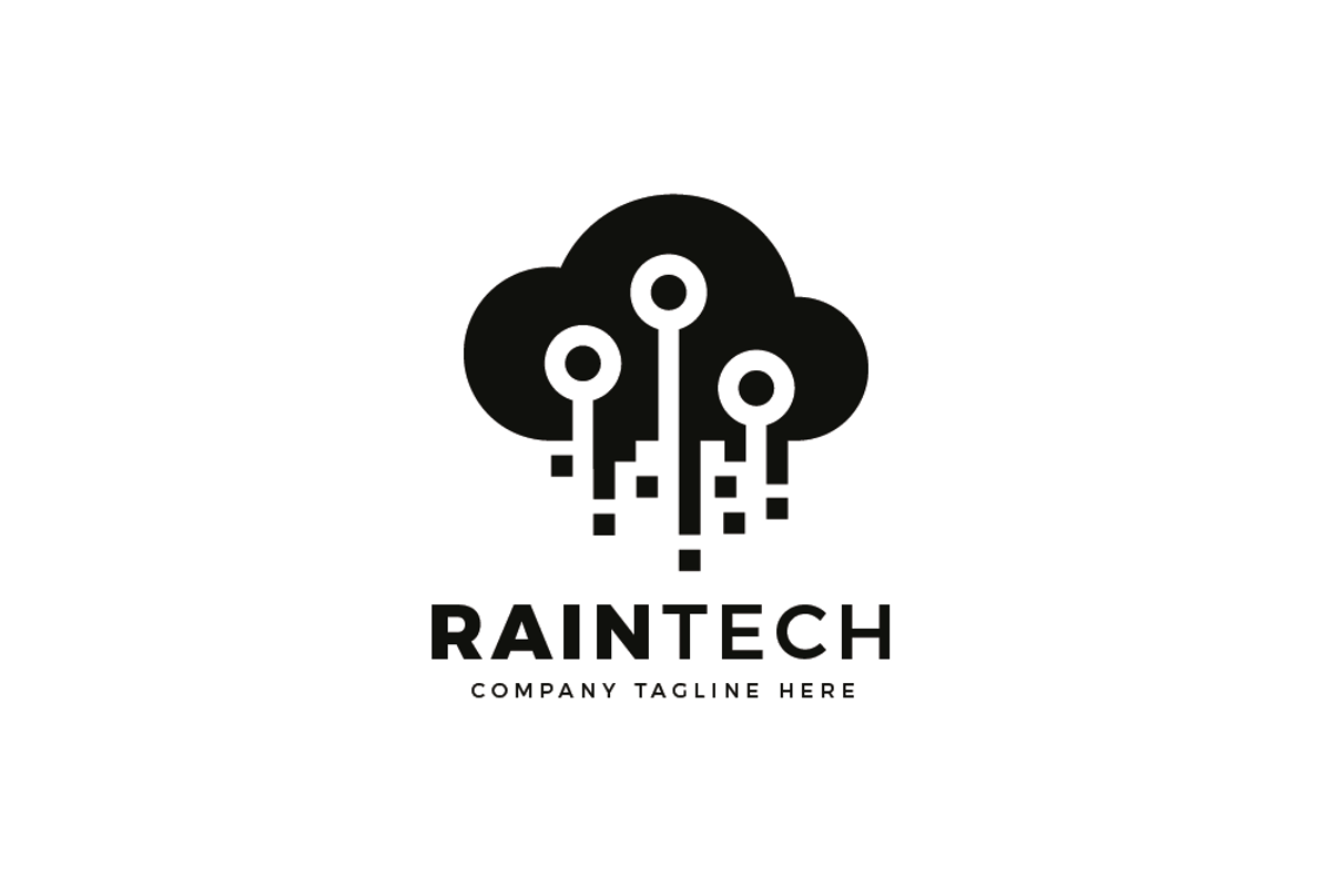 Rain Tech Logo, a Branding & Logo Template by ehaezer (Photo 3 of 6)