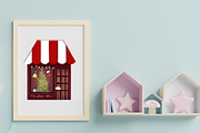Christmas Houses Village Clipart, a Decorative Illustration by Oleksandra Illustrates (Thumbnail 14 of 14)