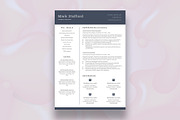 Resume Template, a Resume Template by DesignDevisers (Thumbnail 3 of 10)