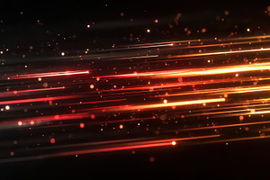 Abstract glowing lines and particles, a Photo by Pixeness Studio