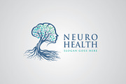 neuro health tree logo, a Branding & Logo Template by Mariyana (Thumbnail 1 of 4)