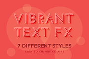 Vibrant Text Effects, a Layer Style Add-On by Projectile (Thumbnail 1 of 9)