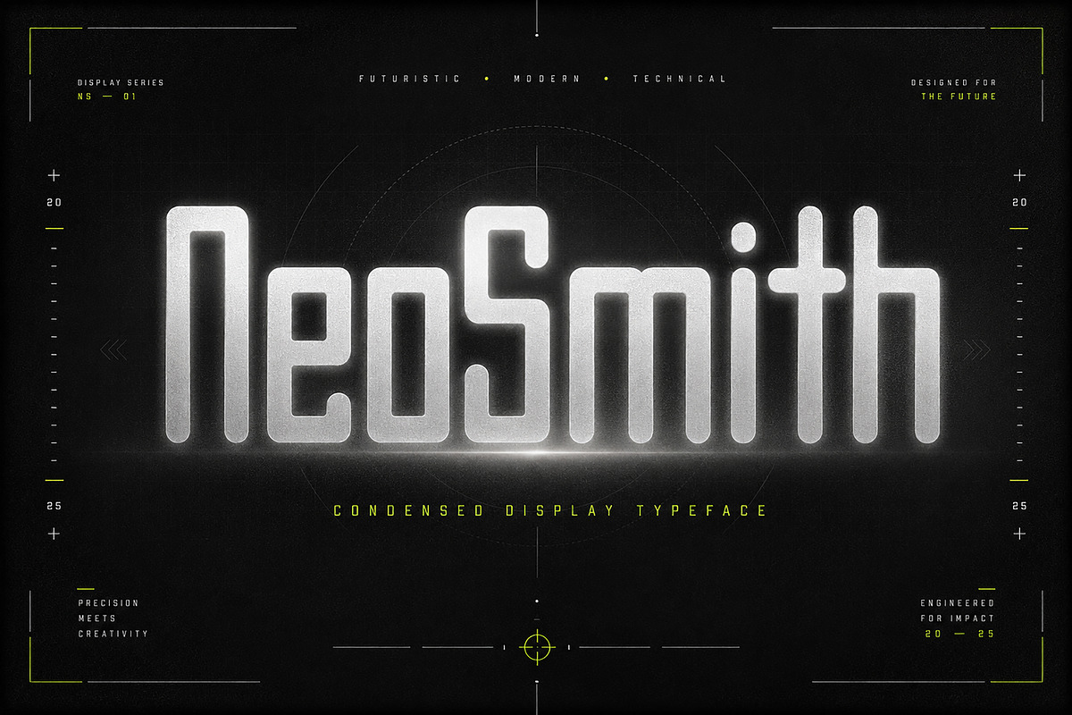 NeoSmith –Condensed Display Typeface, a Slab Serif Font by Wow Magic (Photo 1 of 5)