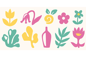 Abstract color floral design, an Object Illustration by art PVP - market