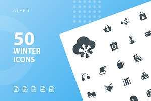 Winter Glyph Icons