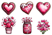 cute-valentine love valentine clipar, an Illustration by CreationArt (Thumbnail 5 of 5)