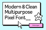 Easy Pixel - Modern Pixel Font, a Sans Serif Font by Pekotype (Thumbnail 2 of 12)