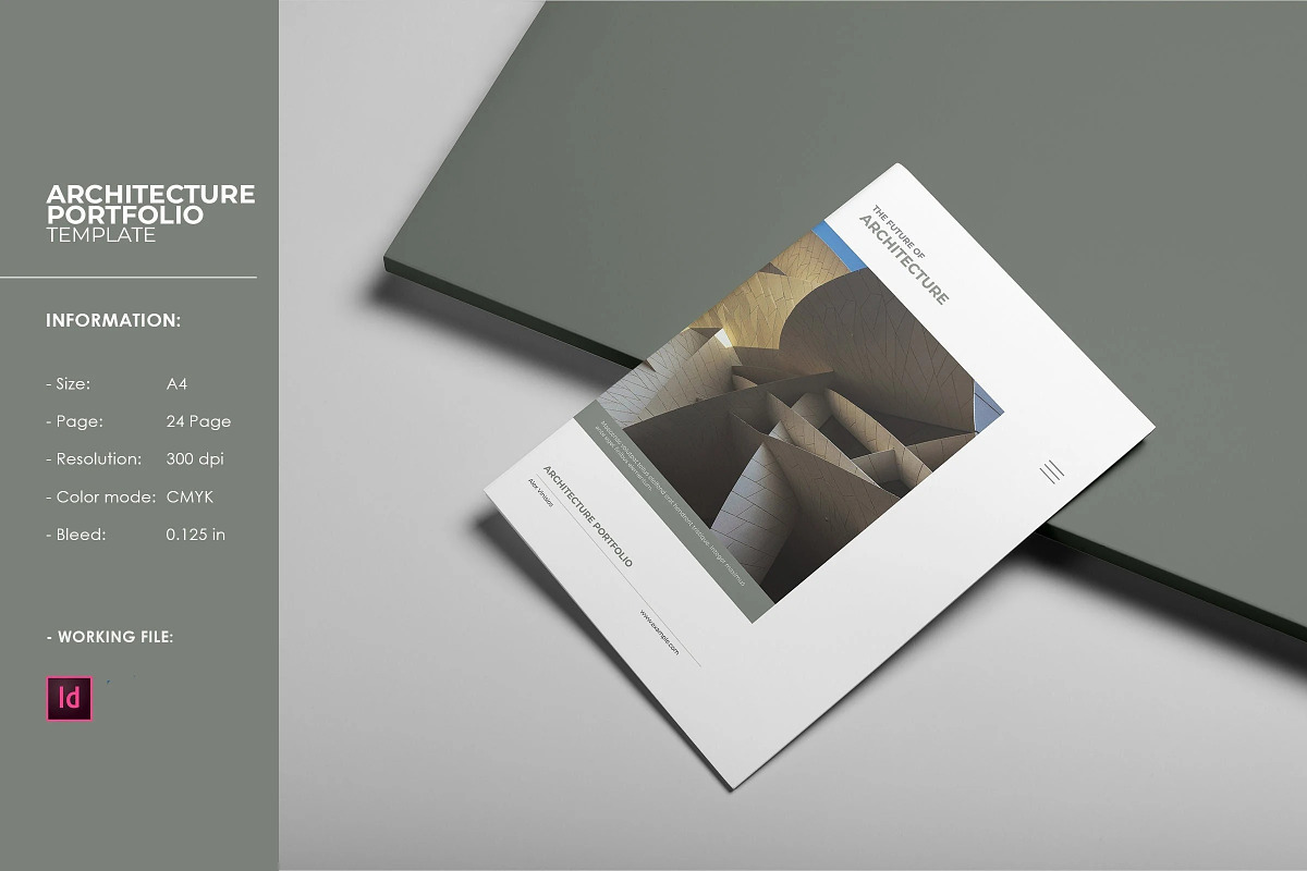 Architecture Portfolio, a Brochure Template by Template Shop (Photo 1 of 9)