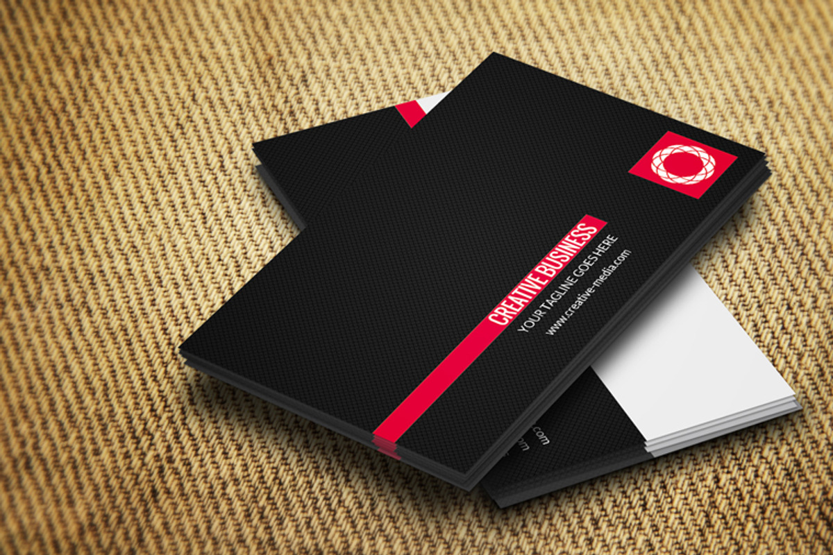 Red & Black Business Card CM025, a Business Card Template by annozio (Photo 2 of 4)
