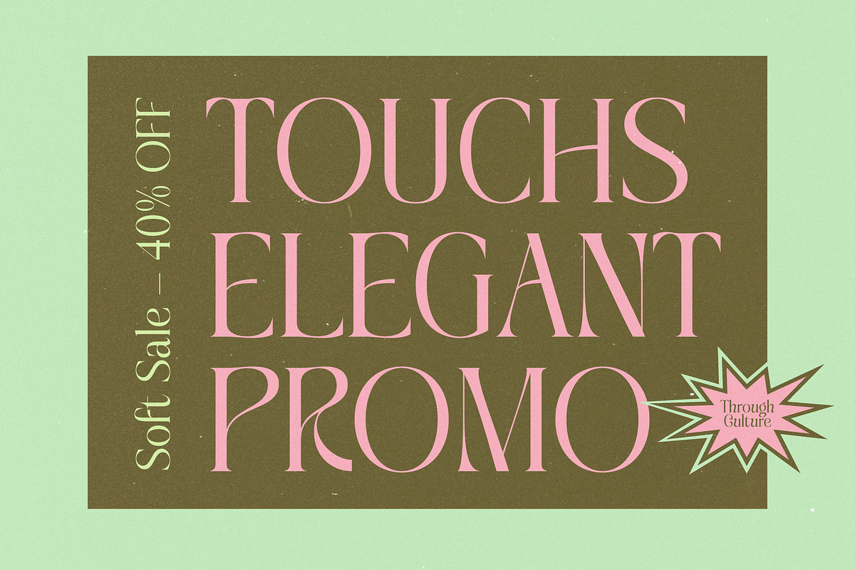Through Culture Modern Serif, a Serif Font by timelesstype.co (Photo 3 of 15)