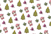 Christmas Groovy Element, an Illustration by HunEyy (Thumbnail 6 of 7)