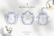 Blue Victorian & Chinoiserie set, a Decorative Illustration by Grace Noboa Illustrations (Thumbnail 9 of 13)