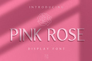 Pink Rose Font, a Handwritten Font by KengGraphic (Thumbnail 1 of 6)