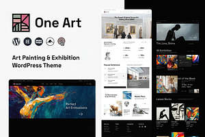 One Art - Artist WordPress Theme, a WordPress Template by ThemesRain