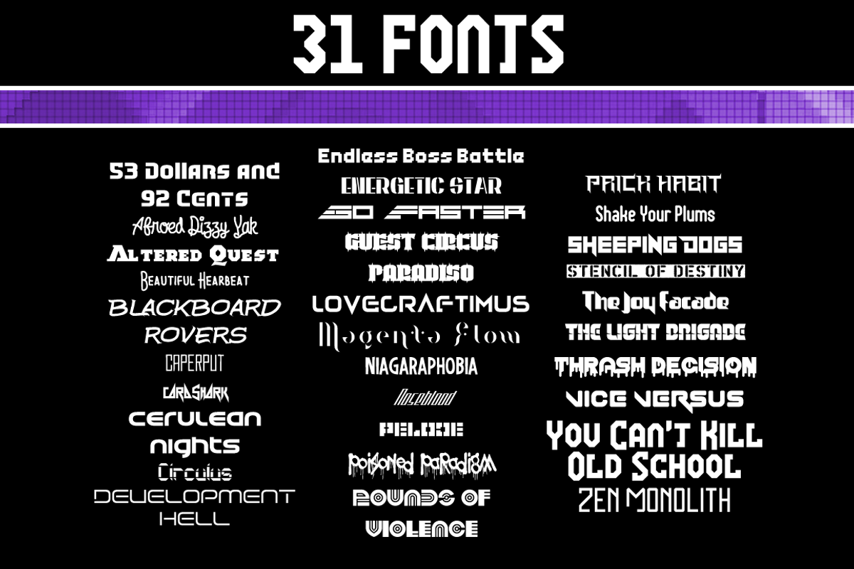 Professional Fonts 2016 Collection 3, a Sans Serif Font by Chequered Ink (Photo 2 of 2)