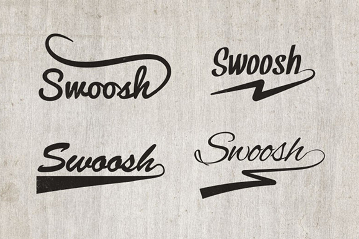 Vector Swooshes for Type preview 2