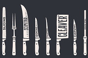Knife, collection. Fish cutting, a Food Illustration by Foxys Graphic (Thumbnail 2 of 3)