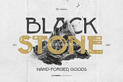 Iron Smith - Dirty Stamp Font, a Sans Serif Font by ikiiko (Thumbnail 2 of 7)