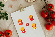 Crispy Fries Collection, a Food Illustration by jongcreative (Thumbnail 4 of 4)