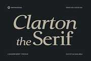 Clarton - Elegant Serif Font, a Serif Font by Marvadesign (Thumbnail 1 of 9)