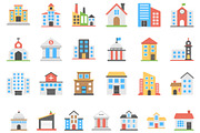 Versatile Buildings Icon Pack., an Icon by Vector Portal (Thumbnail 3 of 6)