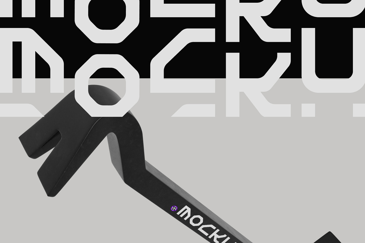 Crowbar Mockup, a Household Mockup by hiddemaru (Photo 3 of 4)