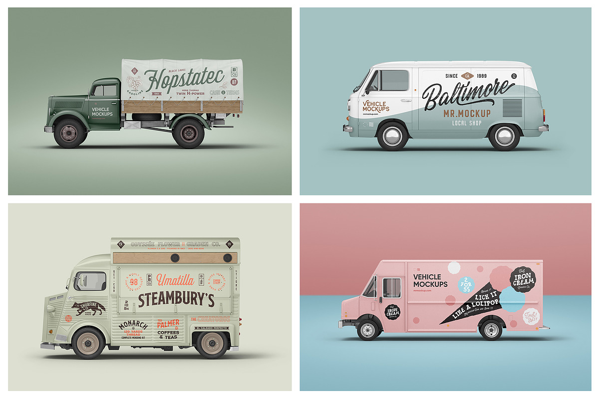 Vehicle Mockups - Car Mockups, an Advertising Mockup by Mr.Mockup™ (Photo 8 of 14)