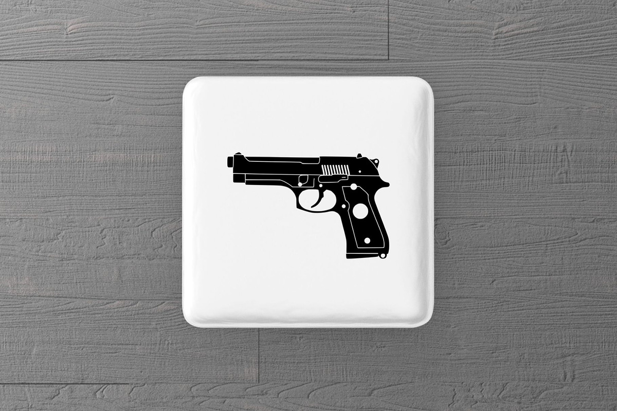Gun Weapons Silhouette, a Technology Illustration by newminddesign (Photo 2 of 3)