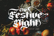 Big Fat Gothic Blackletter Typeface, a Blackletter Font by alit design (Thumbnail 8 of 11)
