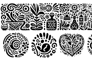 Vintage Fruits Folk Art, a Decorative Illustration by devastd (Thumbnail 13 of 27)