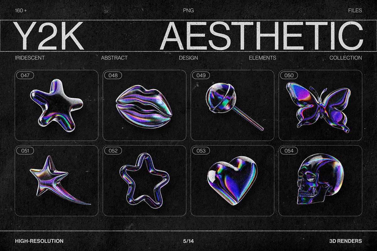 Chromatic Glass 3D Shapes Pack, an Object Graphic by Samolevsky (Photo 10 of 30)