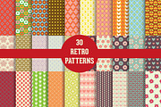 30 Retro Patterns, a Pattern Graphic by Arys Design (Thumbnail 1 of 5)