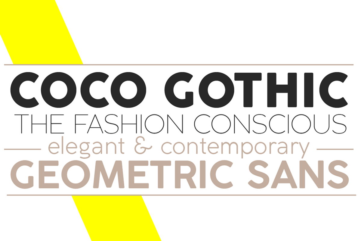 Coco Gothic - 36 fonts preview 2