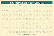 Dimetric 3D Toolkit, a Shape Add-On by Brian Ritter Design (Thumbnail 6 of 11)