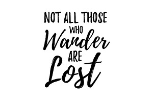 Hand lettering quote