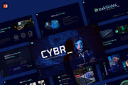 Cyber Security PowerPoint, a Presentation Template by Pixslides (Thumbnail 1 of 5)