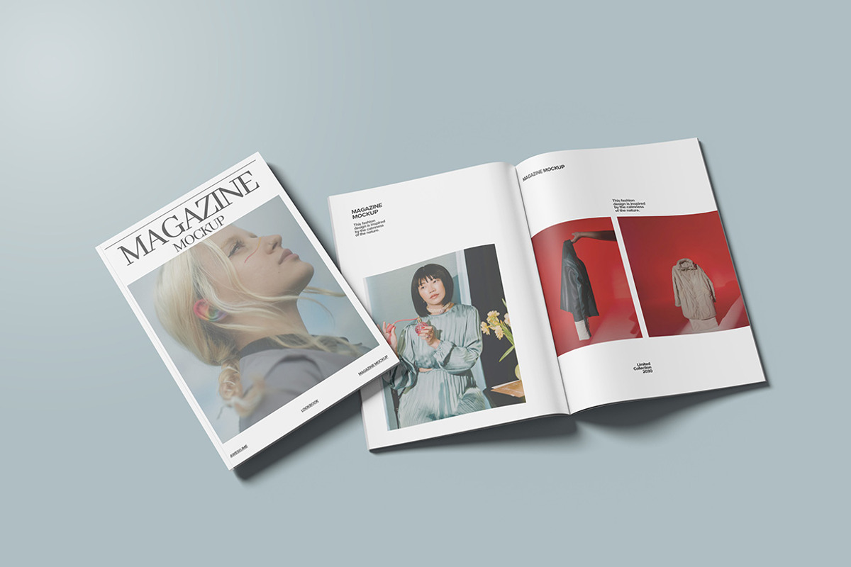 Corporate Magazine Mockup, a Books & Magazine Mockup by My Code Std (Photo 4 of 5)
