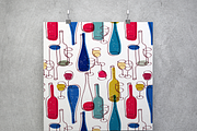 Modern wine collection, a Food Illustration by Tkoko vectors & patterns (Thumbnail 5 of 15)