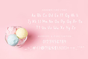 Ice Cream Font and Graphics Pack, a Script Font by Nadezda (Thumbnail 10 of 11)