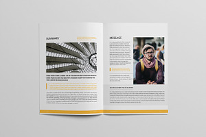 Annual Report Template Word & INDD