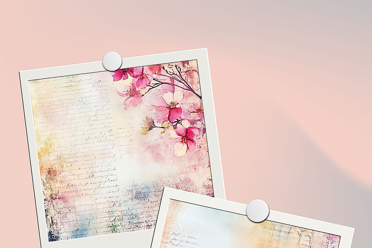 Floral Distressed Backgrounds, a Decorative Illustration by pictures for you (Photo 18 of 36)