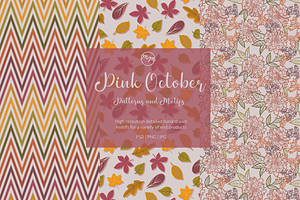 Pink October Patterns and Motifs