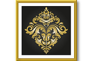 Oriental Abstract Vector Pattern, a Decorative Illustration by FineArtStudio (Thumbnail 2 of 3)