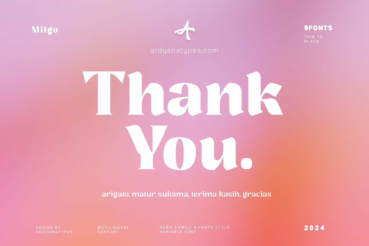Milgo, a Serif Font by Ardyanatypes (Photo 11 of 12)