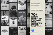 Instagram Stories & Post Designs, a Social Media Template by Pixel Grid (Thumbnail 1 of 8)