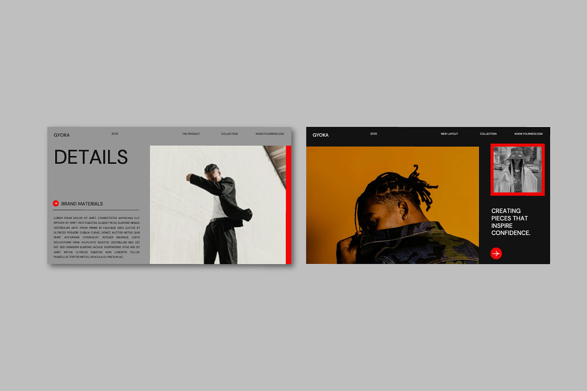 GYOKA Brand Fashion Keynote, a Presentation Template by Yoth Studio (Photo 2 of 7)