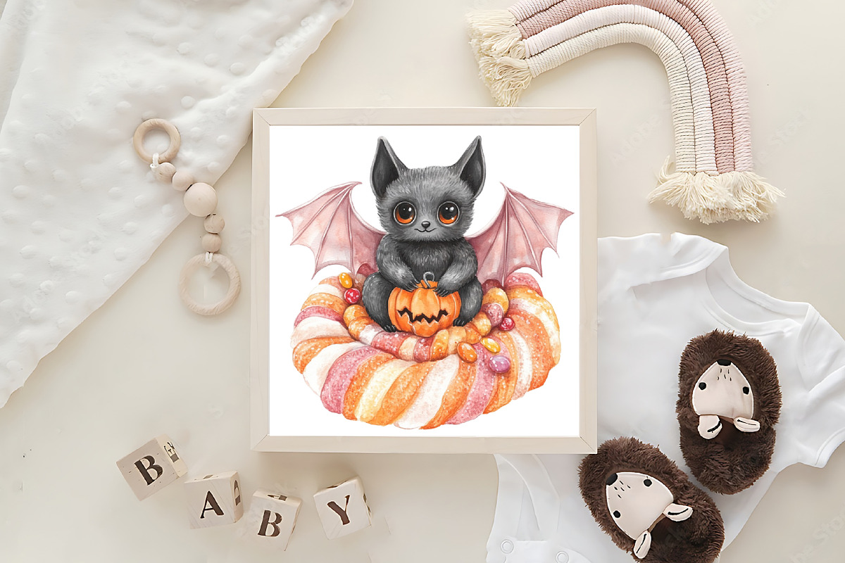 Cute Halloween Bat Crochet Patterns, an Illustration by CraftArtStudio (Photo 6 of 6)